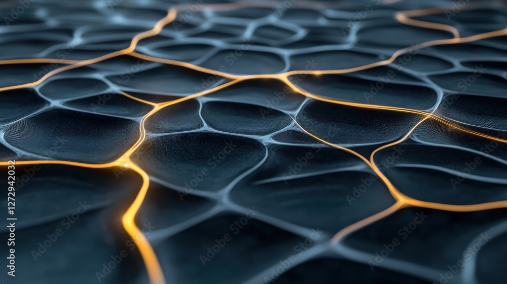 Poster a neural network visualized as glowing data streams weaving through a digital cityscape, sci-fi mood