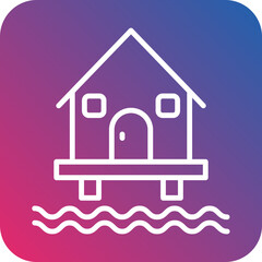 Beach Villa Icon Style