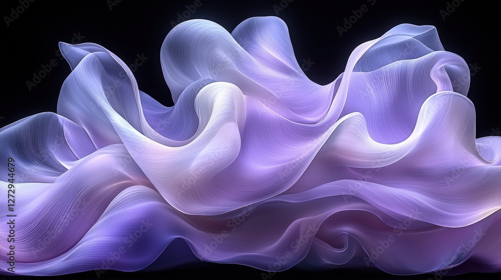 Aufkleber extremely abstract background featuring vibrant colors and unique artistic patterns