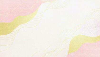 優美で抽象的な和風イメージの背景素材（春）