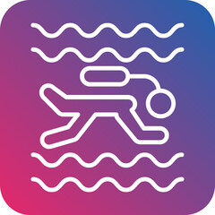 Diving Icon Style