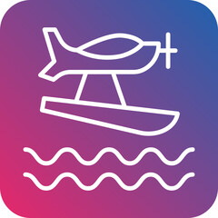 Hydroplane Racing Icon Style