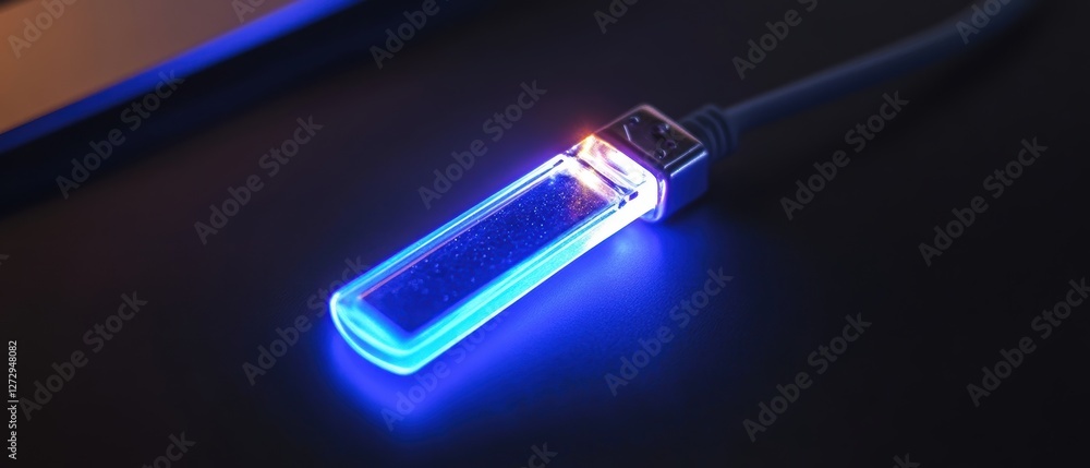 Poster review of illuminated heatspreader memory sticks in modern digital workspaces