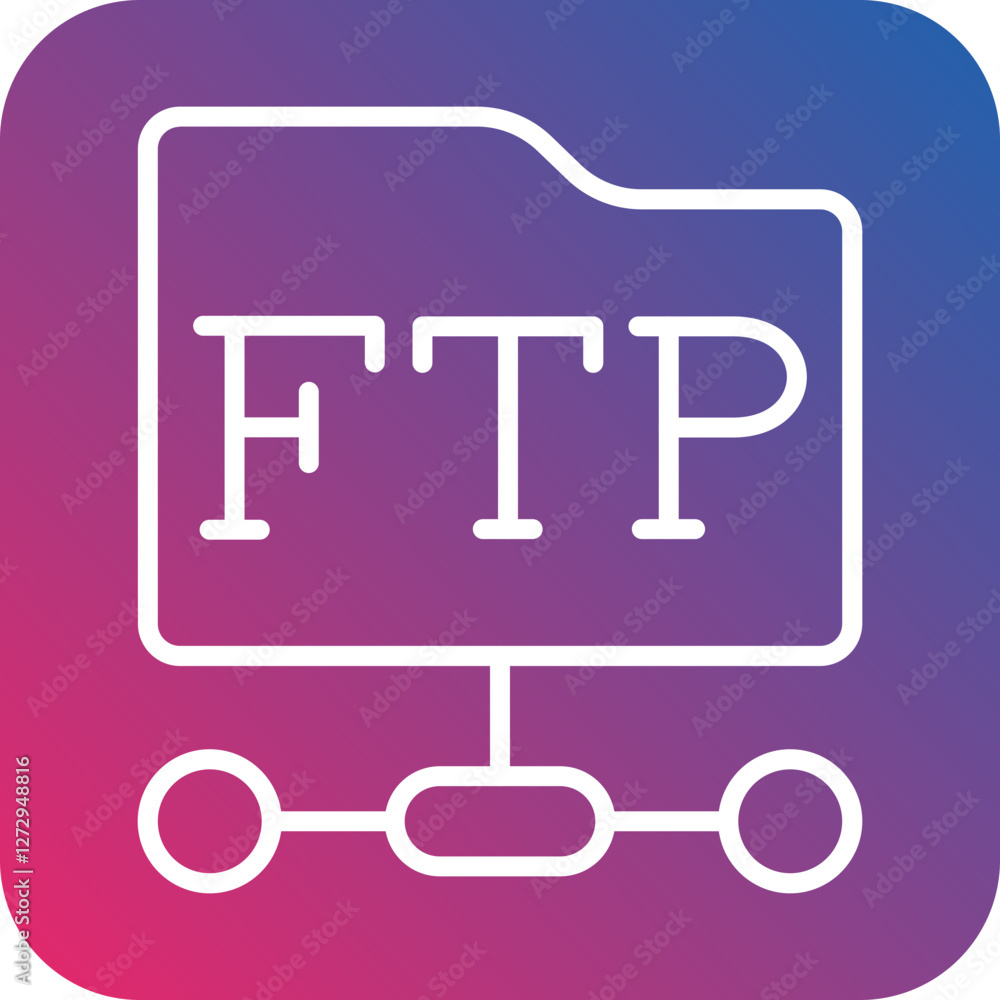 Poster ftp protocol icon style