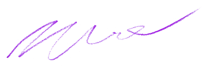 purple pencil strokes isolated on transparent background