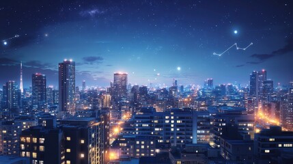 Exploring high-tech city nightlife a gigapixel viewpoint of urban vibrance