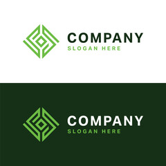 SS Initial natural vector logo template