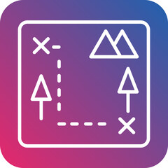 Treasure Map Icon Style