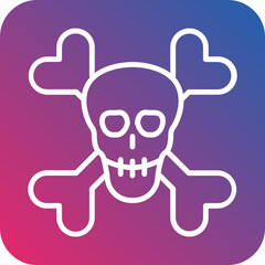 Alien Skull Icon Style