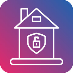 Home Security Icon Style
