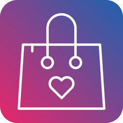 Shopping Bag Icon Style