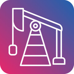 Oil Industry Icon Style