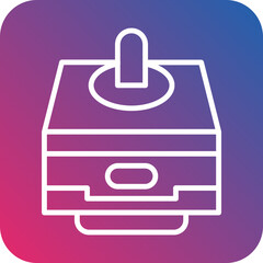 Stepper Motor Icon Style