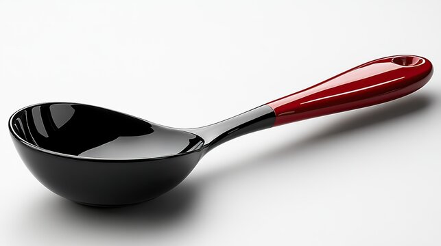 high resolution ladle isolated on transparent background for culinary designs and professional kitchen illustrations featuring essential cooking utensils and food preparation concepts