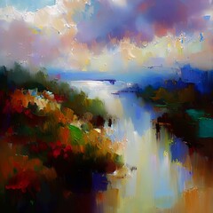 Expressionism Landscapes Backgrounds