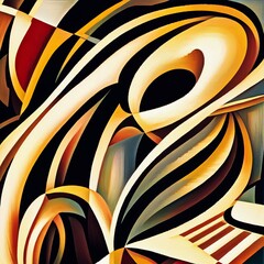 Cubism Geometric Patterns Abstract Overlays