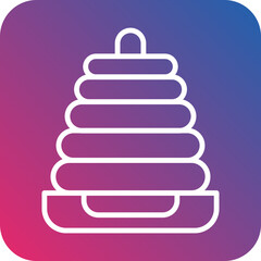Stack Toy Icon Style