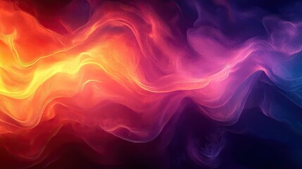 Fototapeta premium Abstract vibrant fire and smoke