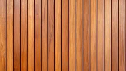 Obraz premium A seamless wooden wall with vertical planks showcasing rich textures and warm tones, ideal for interior design and rustic aesthetics.