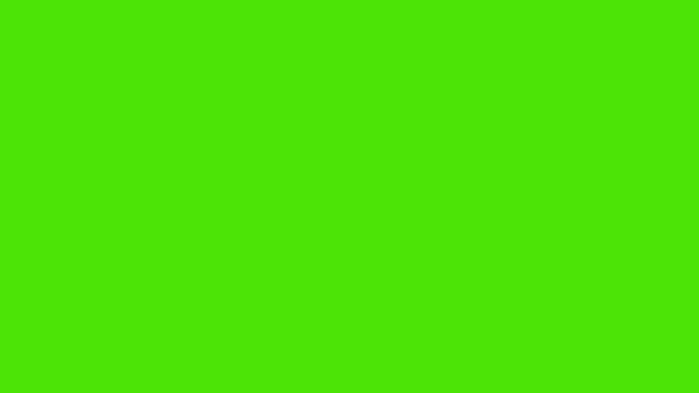 baseball drop transition on green screen