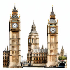 Obraz premium Big Ben, London, UK. A view of the popular London landmark, the clock tower known as Big Ben.