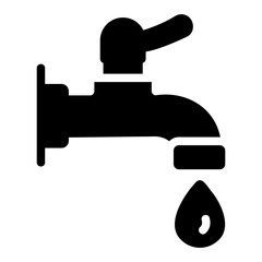 water faucet Solid icon