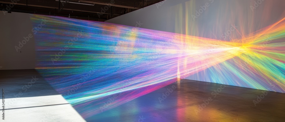 Poster dynamic viewpoints exploring an invisible conceptual art installation gallery