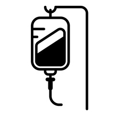Infuse icon, iv bag icon