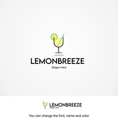 LemonBreeze Logo Template Design Vector