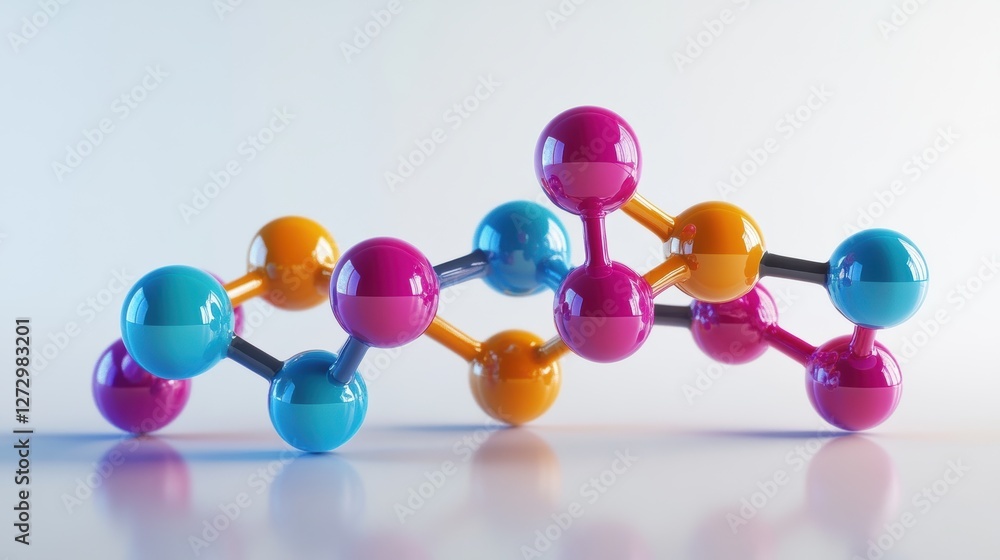 Poster exploring molecular representations of the internet gigapixel high fidelity in a digital environment