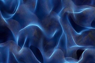 Obraz premium Abstract blue background with lines