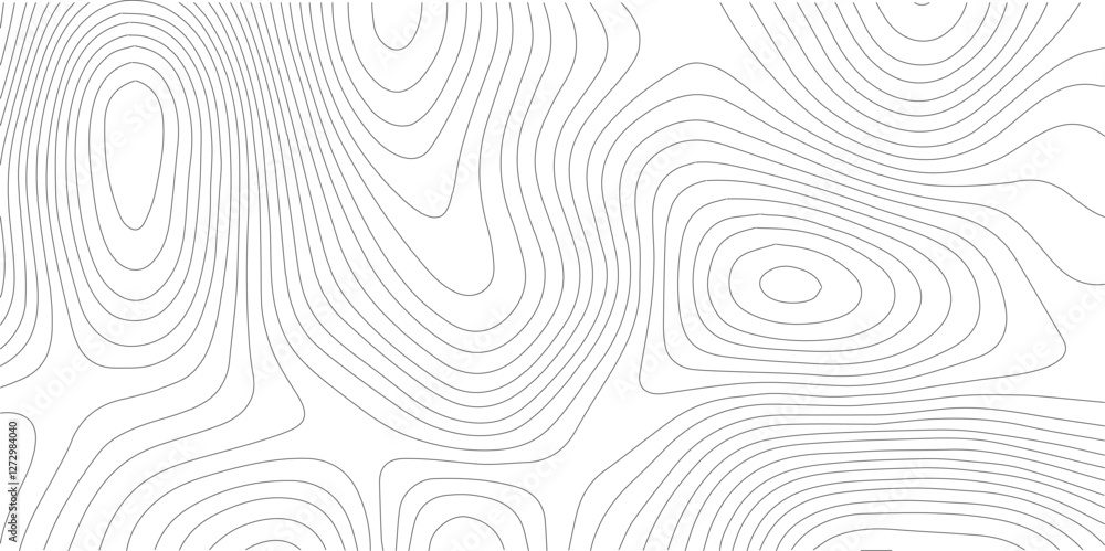 Aufkleber abstract moss green topographic contours lines of mountains. topography map art curve drawing. seaml