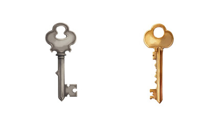 Elegant transparent key mockup for business ideas unique element decoration background stylish design environment