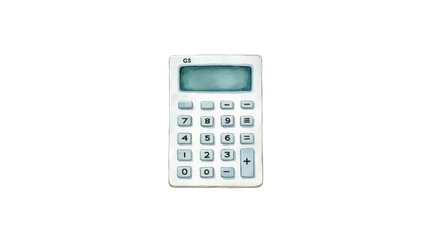 Calculator mockup for business ideas transparent background element creative decoration professional environment