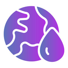 world water day Gradient icon