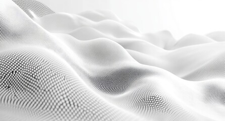 Abstract Terrain: A mesmerizing abstract landscape, a field of undulating, pixelated hills and valleys, creates a unique visual texture