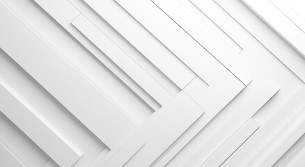 Obraz premium Geometric Harmony: A clean, minimalist composition of interwoven lines, casting subtle shadows, perfect for a sleek modern design.