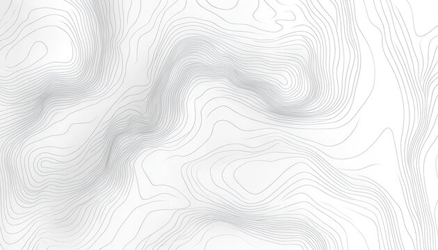 Topographic Lines Abstract: A sophisticated abstract representation of topographic lines, creating a visually compelling and artistic design, ideal for backgrounds, presentations.