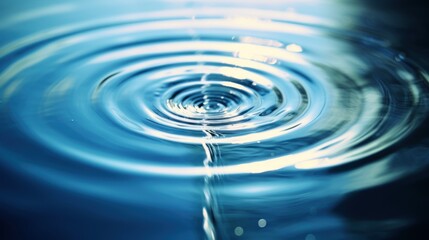 Mesmerizing ripples, A captivating dance on the water's shimmering surface