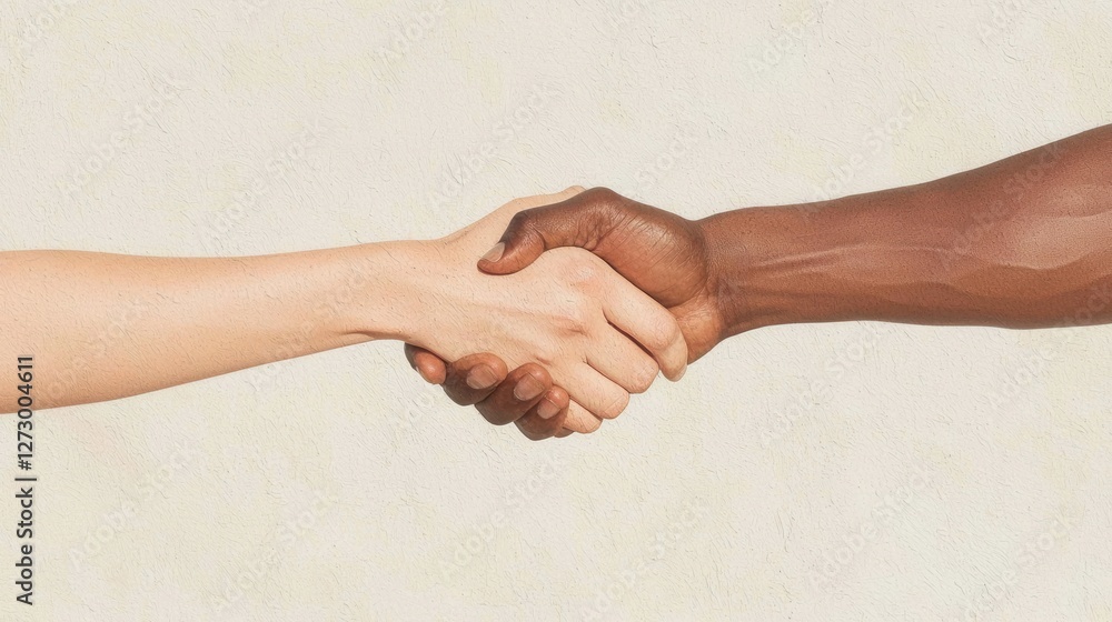 Poster collaboration and unity through handshake business environment close-up perspective professional con