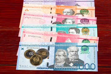 Dominican Pesos coins and banknotes