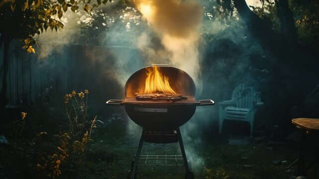 The grill sizzled with delicious marinated chicken, filling the backyard with mouthwatering aromas and laughter.