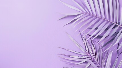 Fototapeta premium The Light-purple Background of Palm Sunday: Cultural Connotations and Spiritual Reflections of Color in the Religious Context