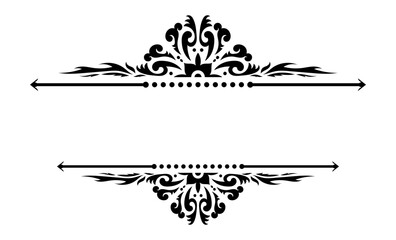 Vintage ornamental frame and border design.