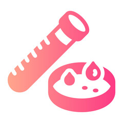 blood tube Gradient icon