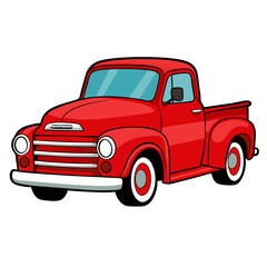 Classic truck illustration