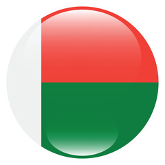 Madagascar flag circle icon vector illustration design