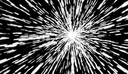 Monochrome black and white abstract star explosion at night sky futuristic background texture contemporary art backdrop interior design decoration 