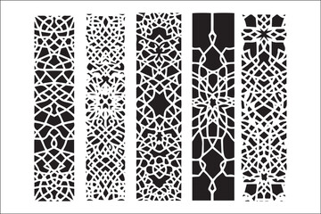 Basic RGB"Intricate Geometric and Ornamental Laser-Cut Panel Designs"