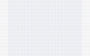 Graph paper. Printable squared grid paper with color horizontal lines. Geometric background for school, textures, notebook, diary. Realistic lined paper blank.